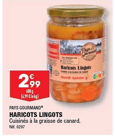 pays gourmand haricots lingots