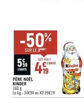 père noël kinder