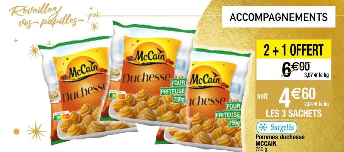 pommes duchesse mc cain