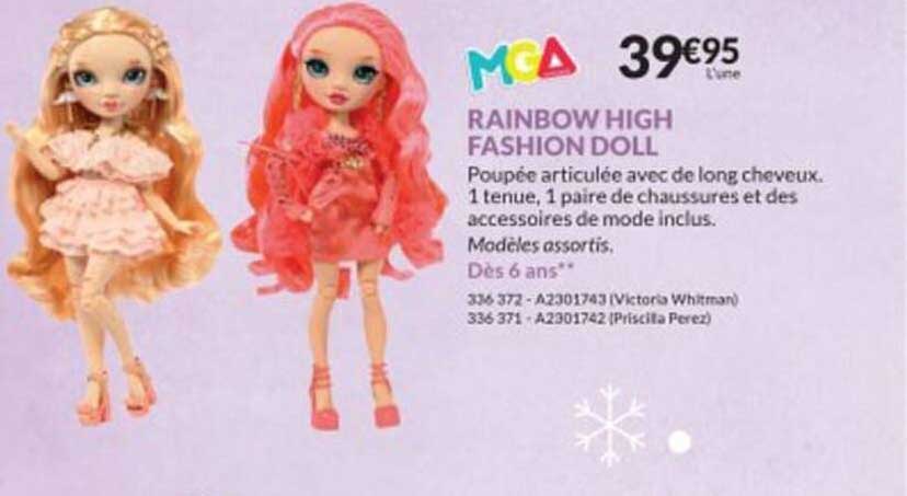 rainbow high fashion doll