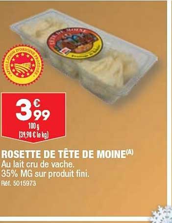 rosette de tête de moine