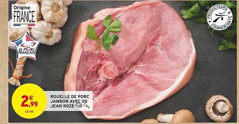 rouelle de porc jambon avec os jean rozé