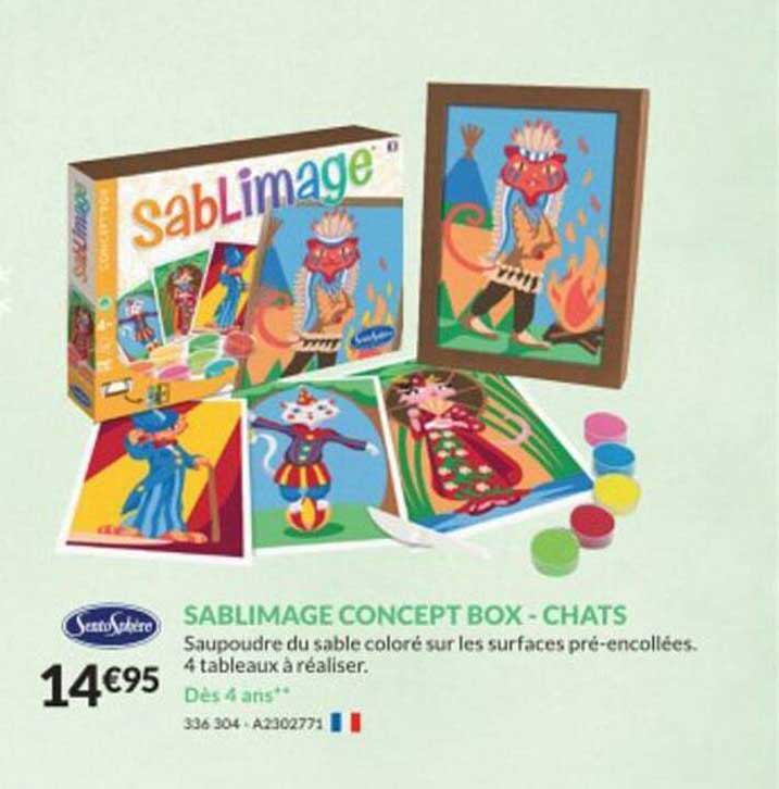 sablimage concept box - chats