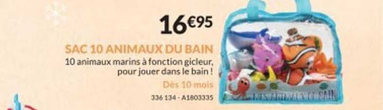 Sac 10 Animaux Du Bain