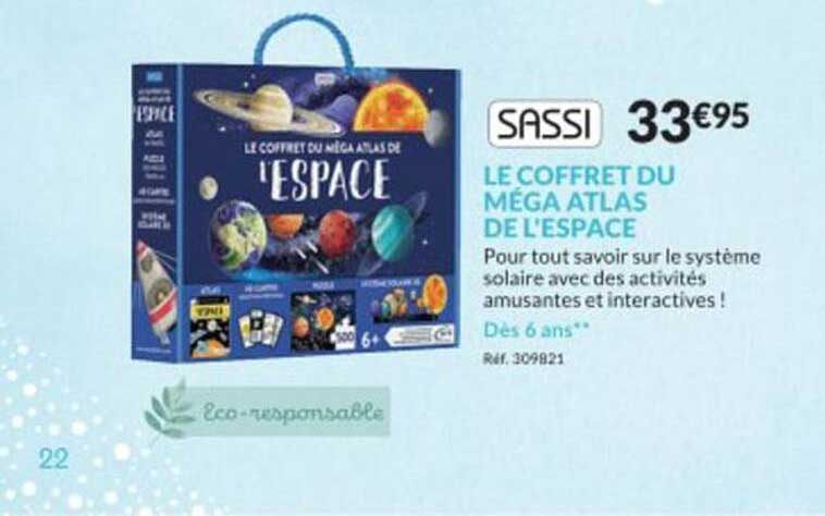 sassi le coffret du mega atlas de l'espace