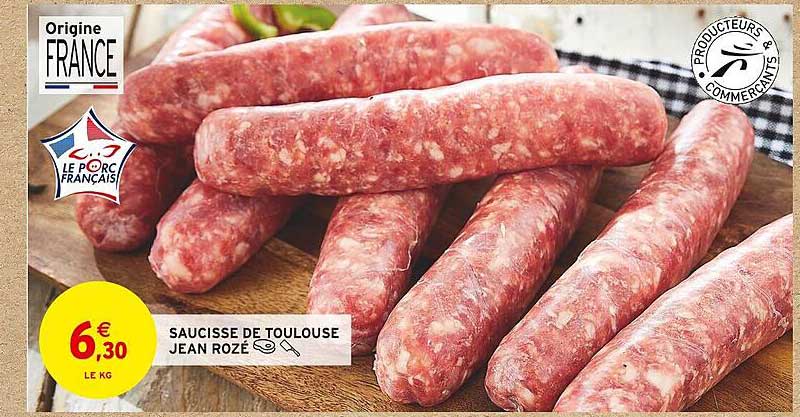 Saucisse De Toulouse Jean Rozé