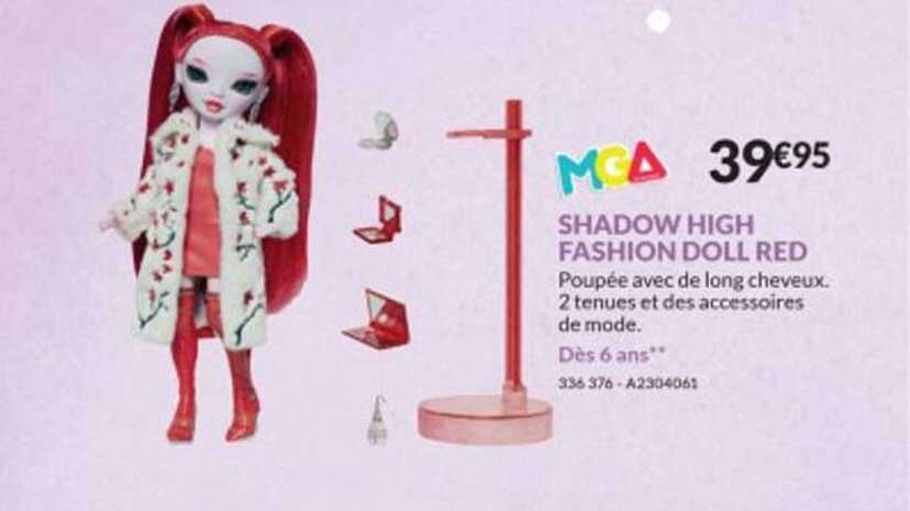 shadow high fashion doll red