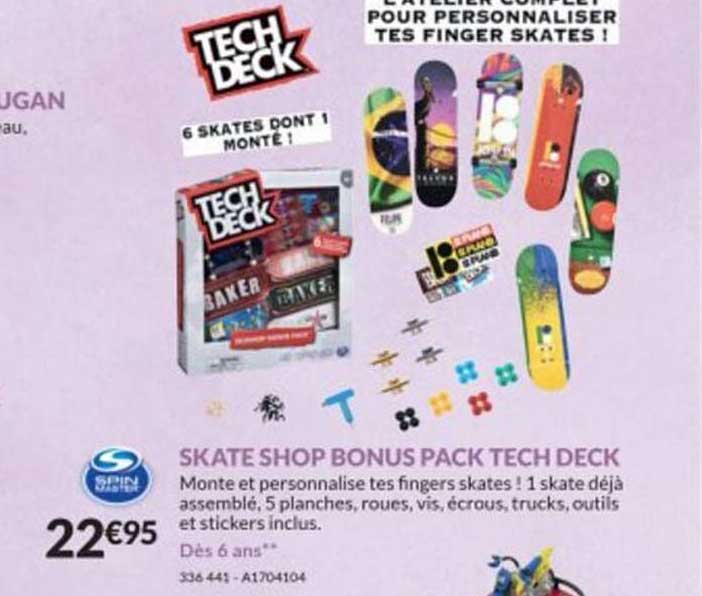 skate shop bonus pack tech deck