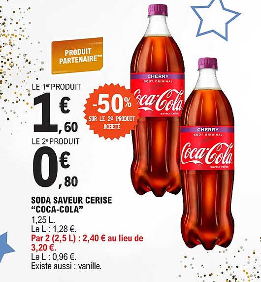 soda saveur cerise "coca-cola"