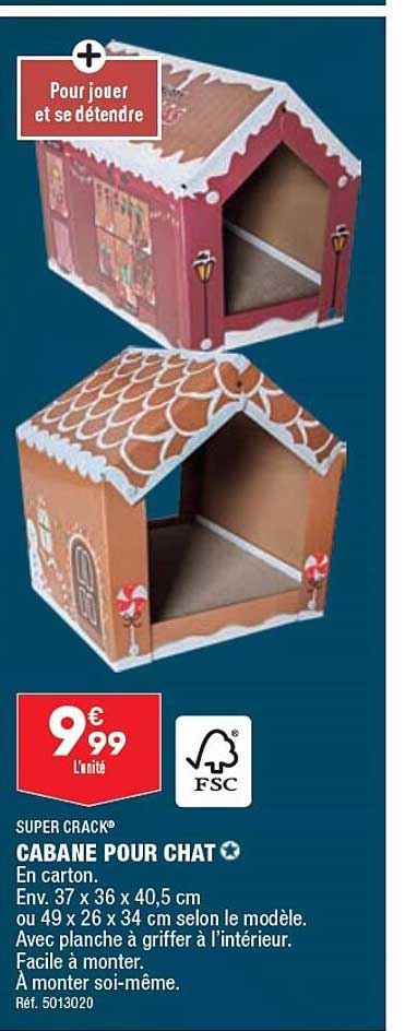 super crack cabana pour chat