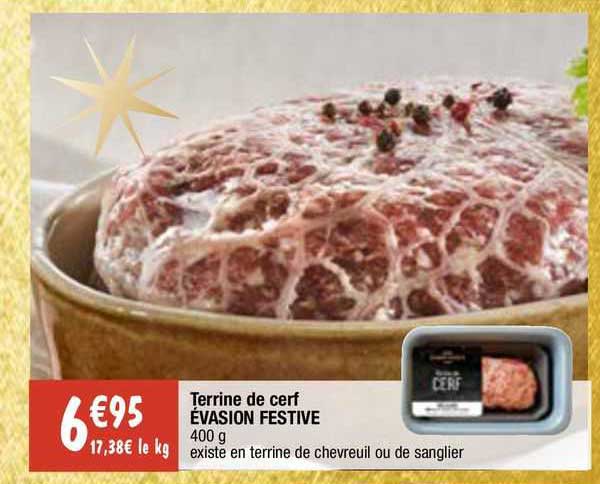 terrine de cerf évasion festive