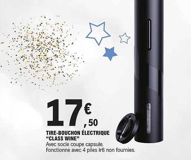 tire-bouchon électrique "class wine"