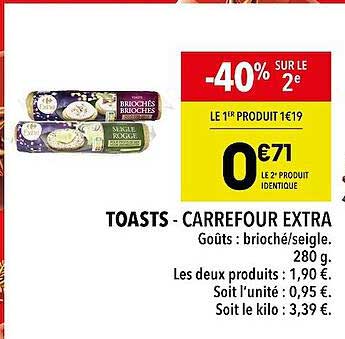 Toasts - Carrefour Extra