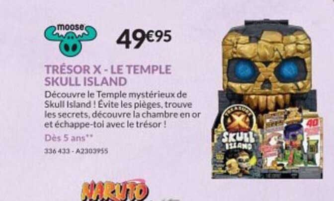 tresor x - le temple skull island