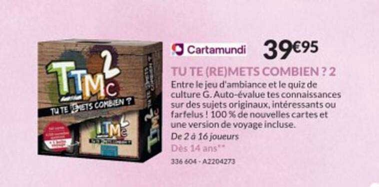 tu te (re)mets combien ? 2