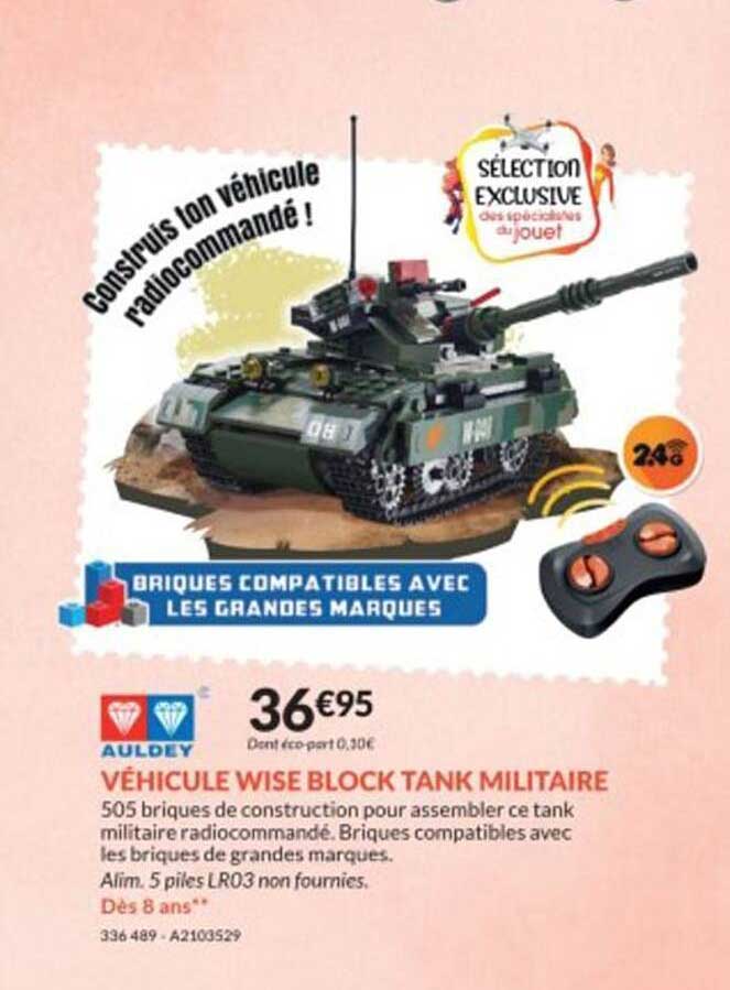 vehicule wise block tank militaire