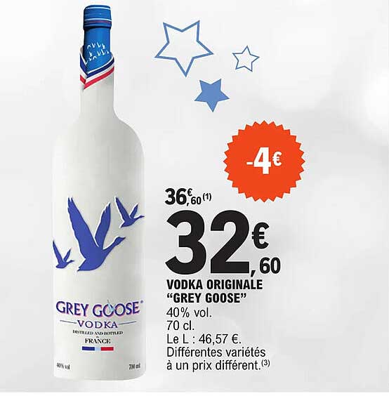 vodka originale "grey goose"