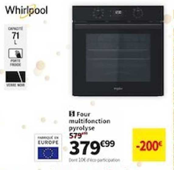 whirpool four multifonction pyrolyse