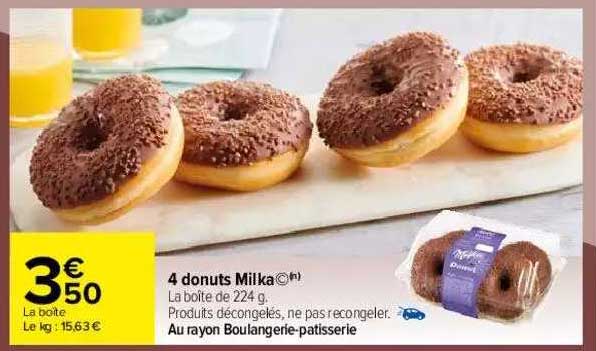 4 Donuts Milka