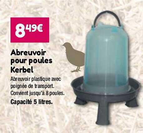 abreuvoir pour poules kerbel