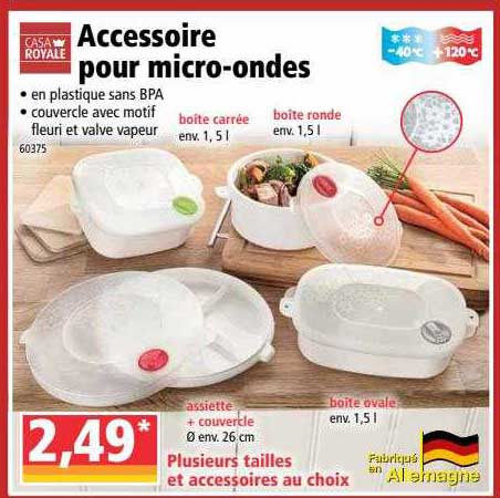 accessoire pour micro-ondes casa royale