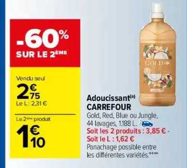 Adoucissant Carrefour
