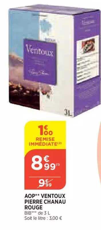 aop ventoux pierre chanau rouge