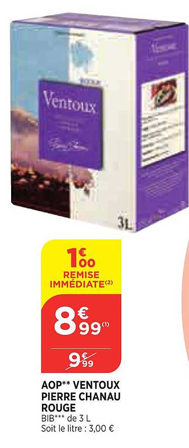 aop ventoux pierre chanau rouge