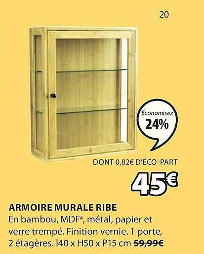 armoire murale ribe