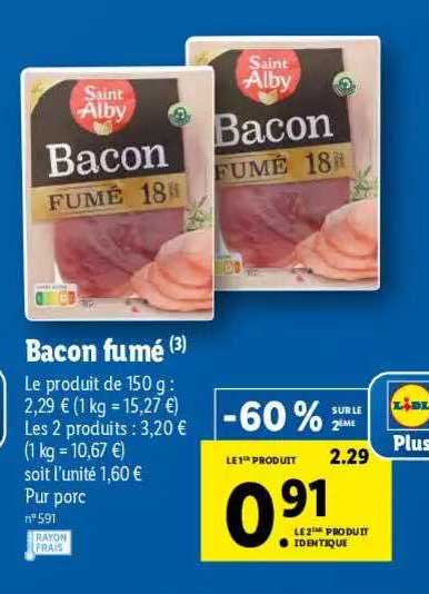 bacon fumé saint alby