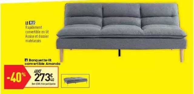 banquette-lit convertible amanda