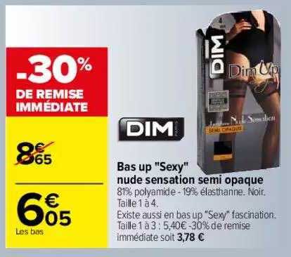 bas up "sexy" nude sensation semi opaque dim