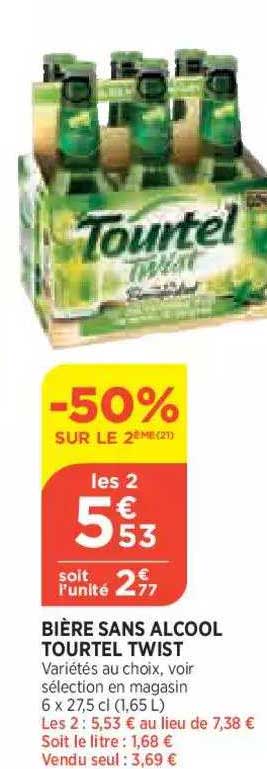 Bière Sans Alcool Tourtel Twist