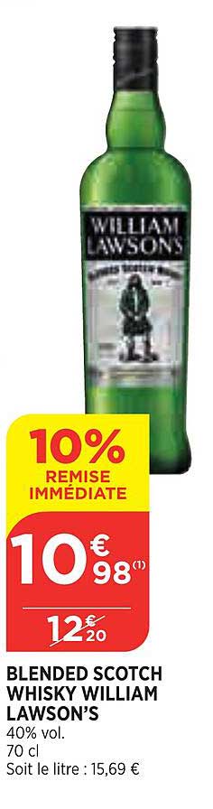 blended  scotch whisky william lawson's