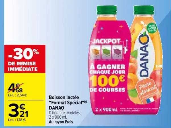 boisson lactée "format spécial" danao