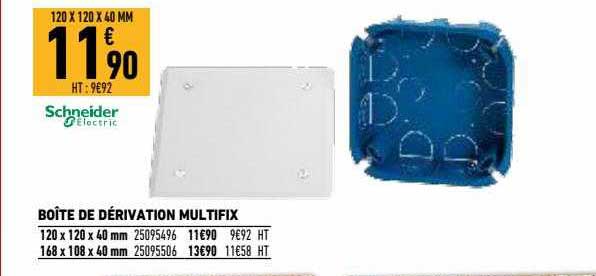 Boîte De Dérivation Multifix Schneider Electric