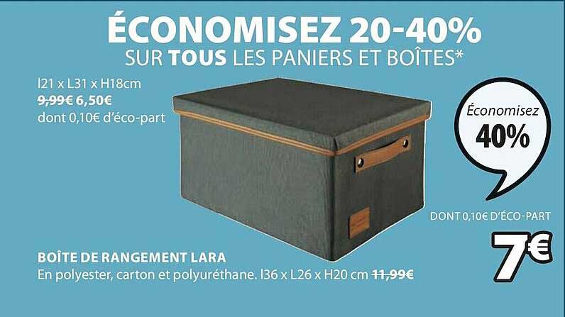 boîte de rangement lara