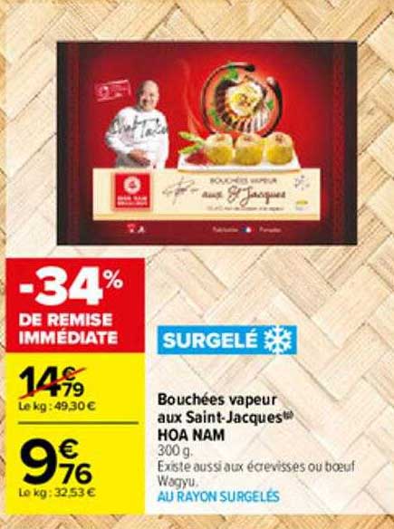 bouchées vapeur aux saint-jacques hoa nam