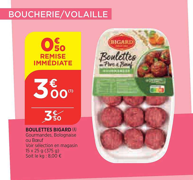 Boulettes Bigard