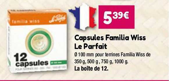 Capsules Familia Wiss Le Parfait
