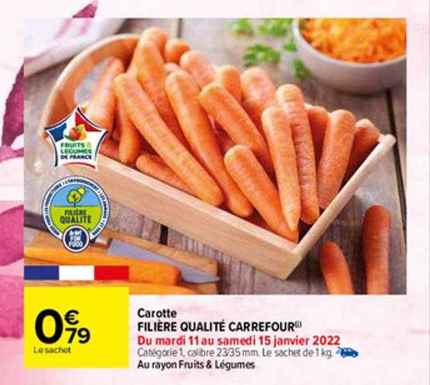 Carotte Filière Qualité Carrefour