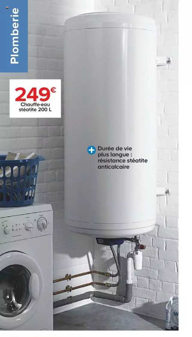 chauffe-eau stéatite 200 l
