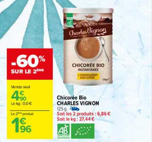 chicorée bio charles vignon