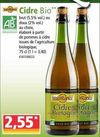 cidre bio val de rance