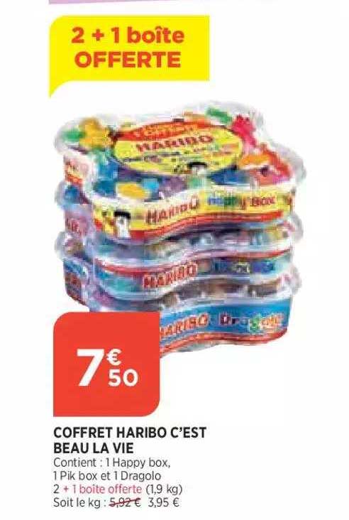 coffret haribo c'est beau la vie