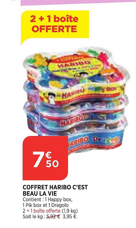 coffret haribo c'est beau la vie