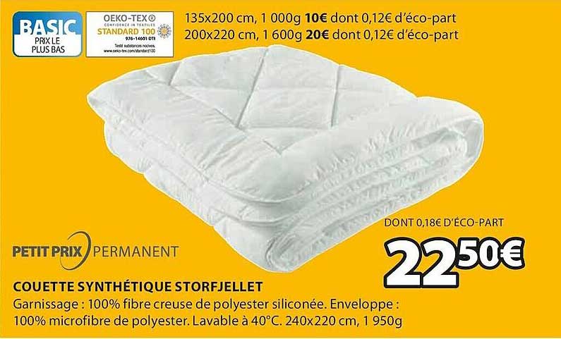 Couette Synthétique Storfjellet