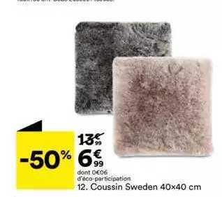 coussin sweden 40x40 cm