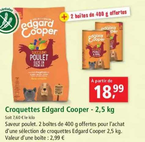 croquettes edgard cooper - 2,5 kg