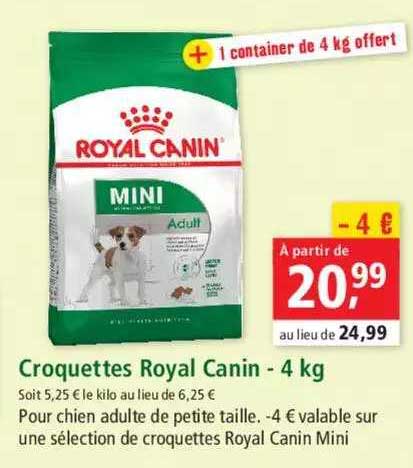 croquettes royal canin - 4 kg